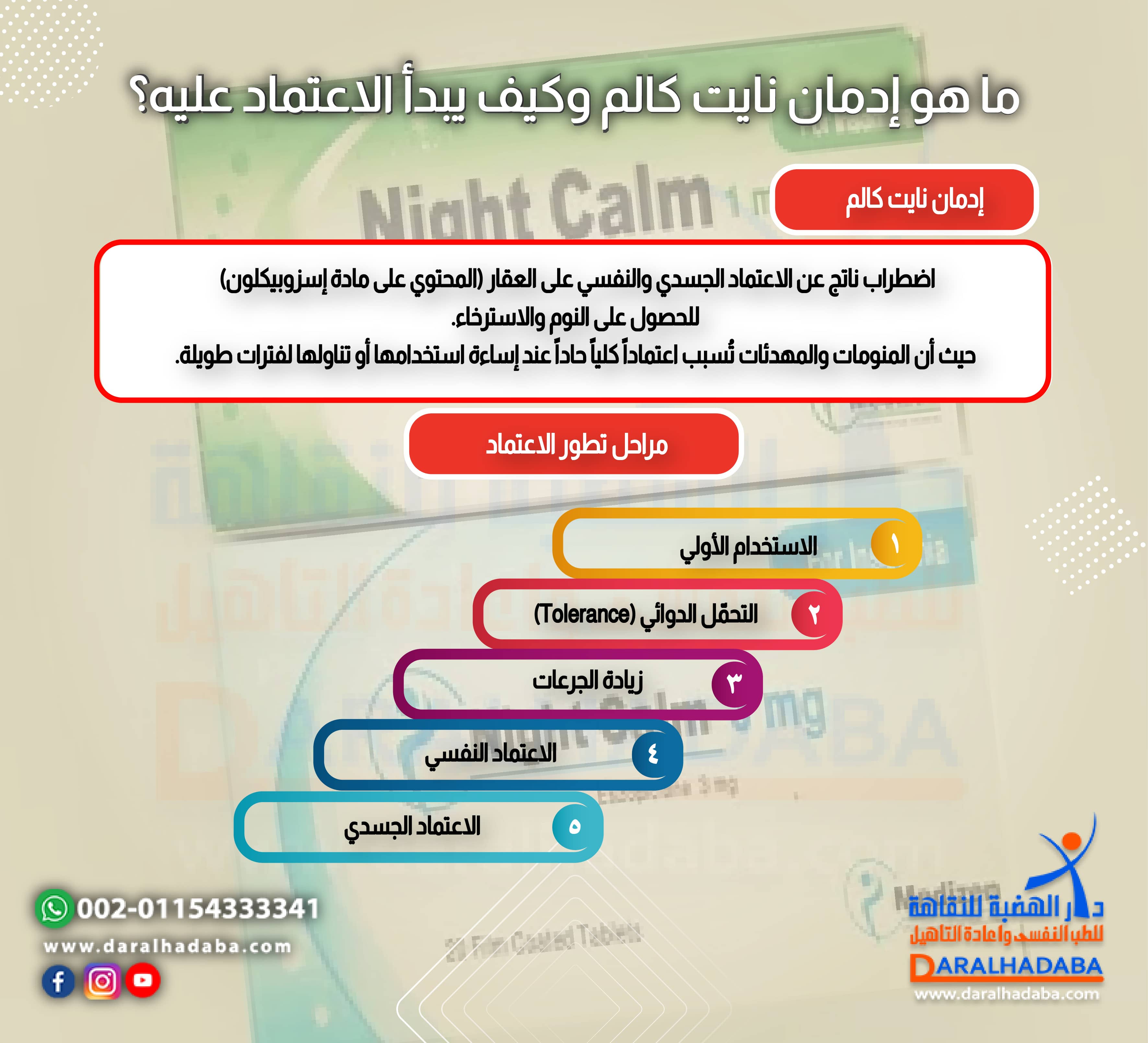 ما هو إدمان نايت كالم وكيف يبدأ الاعتماد عليه؟